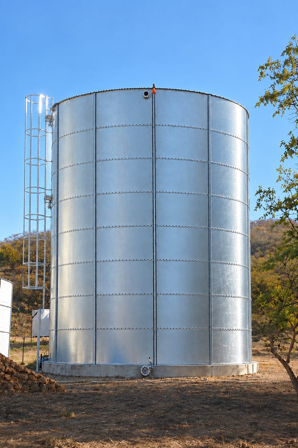Sectional round reservoir